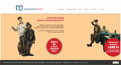 Desktop Screenshot of hangoskonyvklub.hu